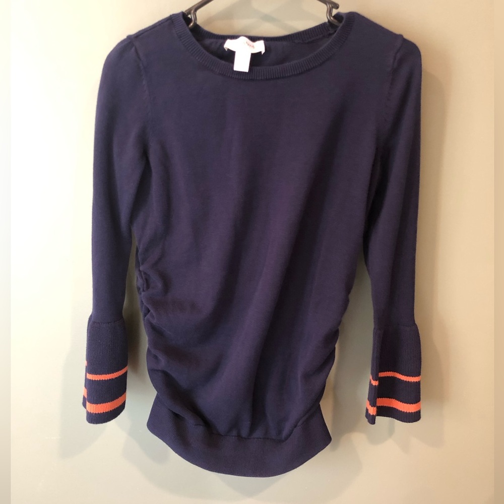 Motherhood Maternity bell sleeve sweater, size small
